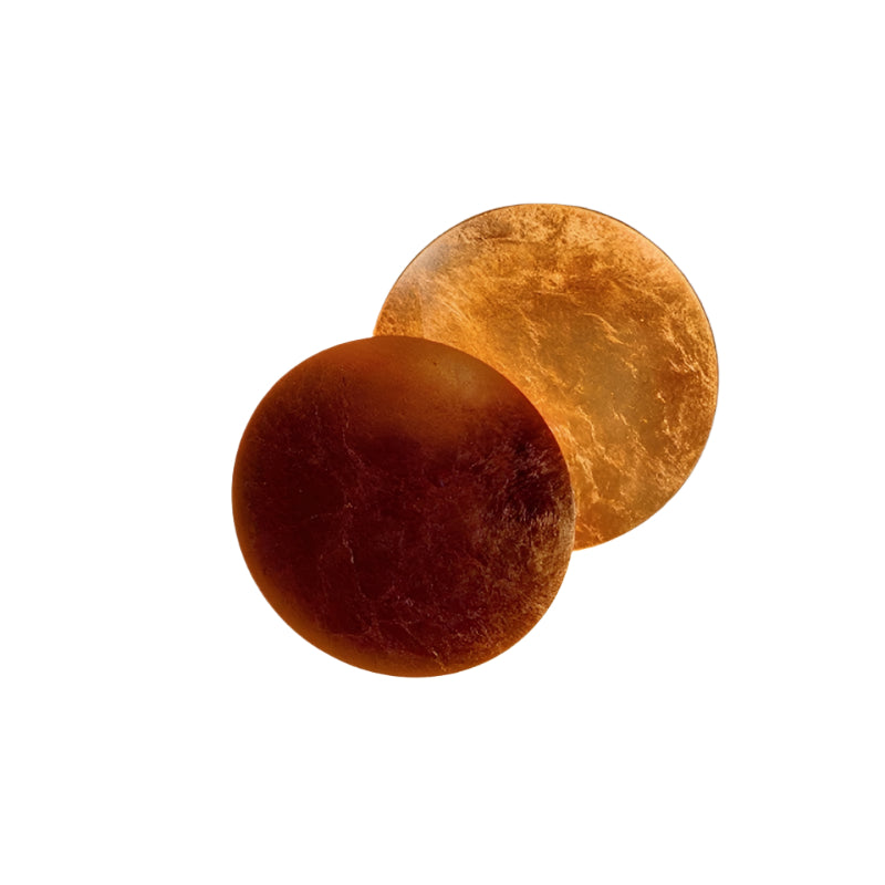 BrioLux – Moderne LED-Wandleuchte in Gold mit Rotbronze-Akzent