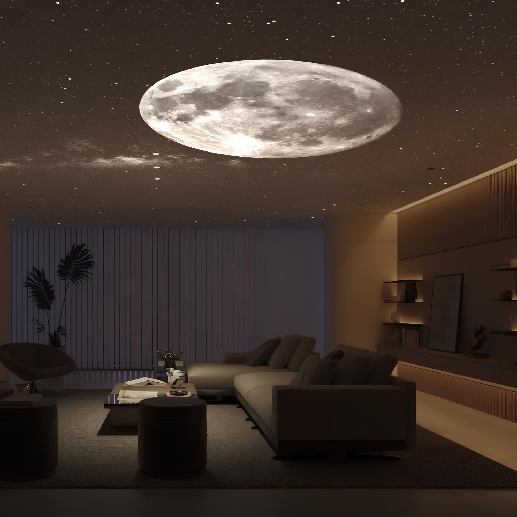 LED Projektorlampe Galaxy-Effekt Schwarz/Weiß Schlafzimmer
