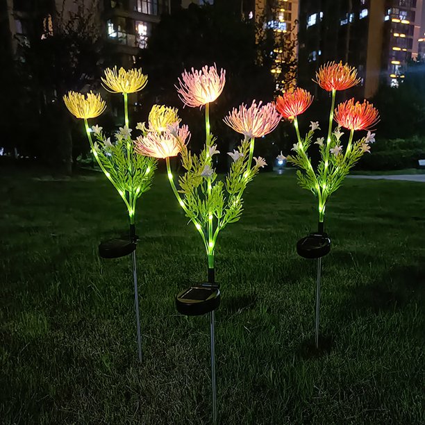 LumiBlüten LED Deko-Lichter Blumenstil Warmlicht für Terrasse