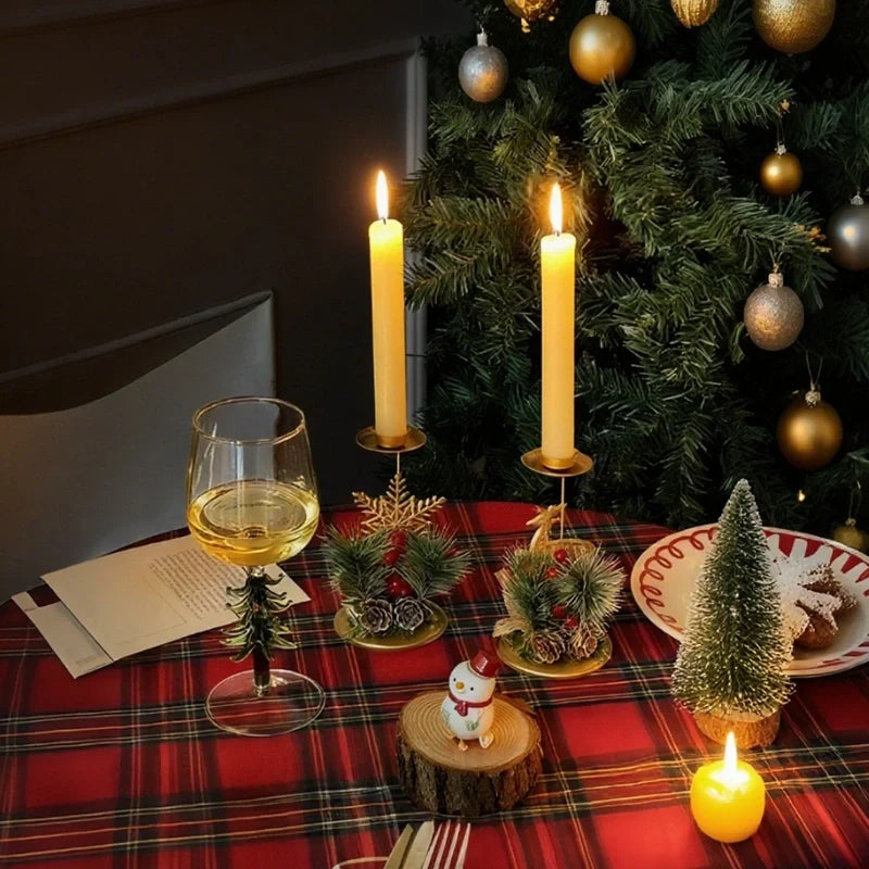 LumiCandle – Moderner Kerzenhalter, Metall, Für Esszimmer & Schreibtisch