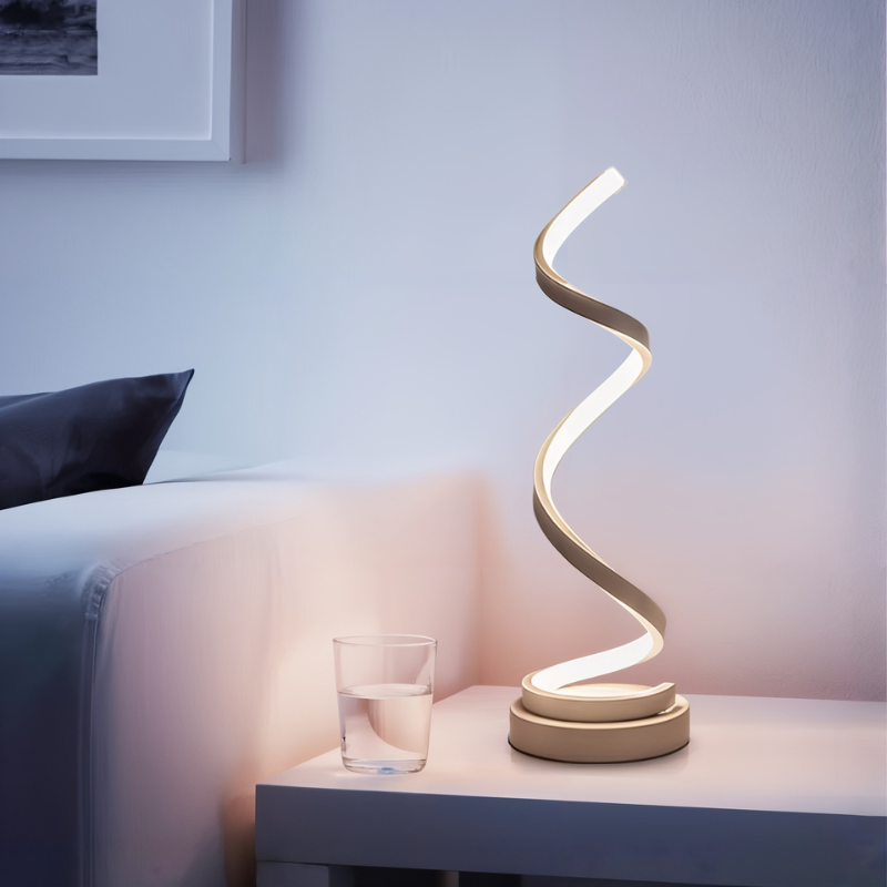 Glowspiral I Atmosphärische LED-Tischleuchte