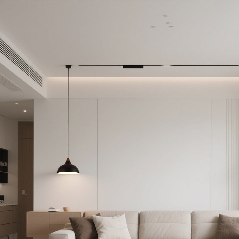 LumoSwing Hängelampe modern – dimmbar, schwarz, für Esszimmer