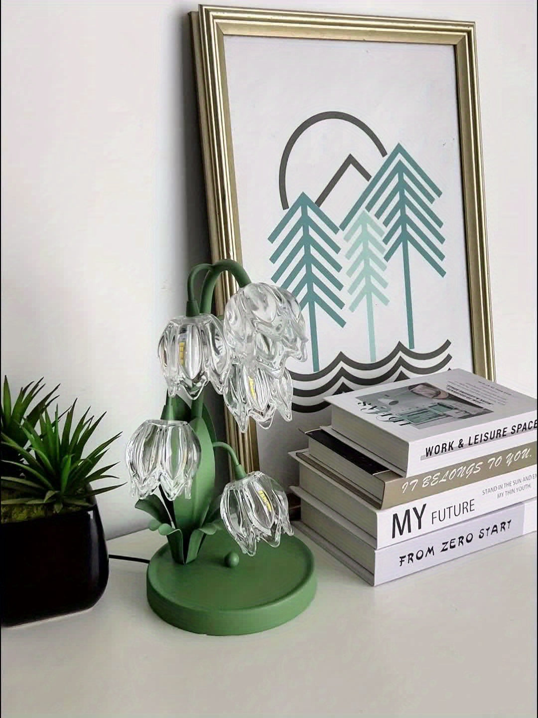 BloomLight - Art Deco LED-Tischlampe