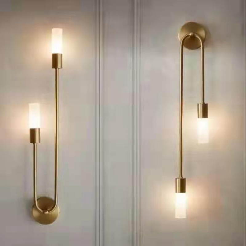BrilloLux – Elegante LED-Wandleuchte mit 2 Lichtern in Gold