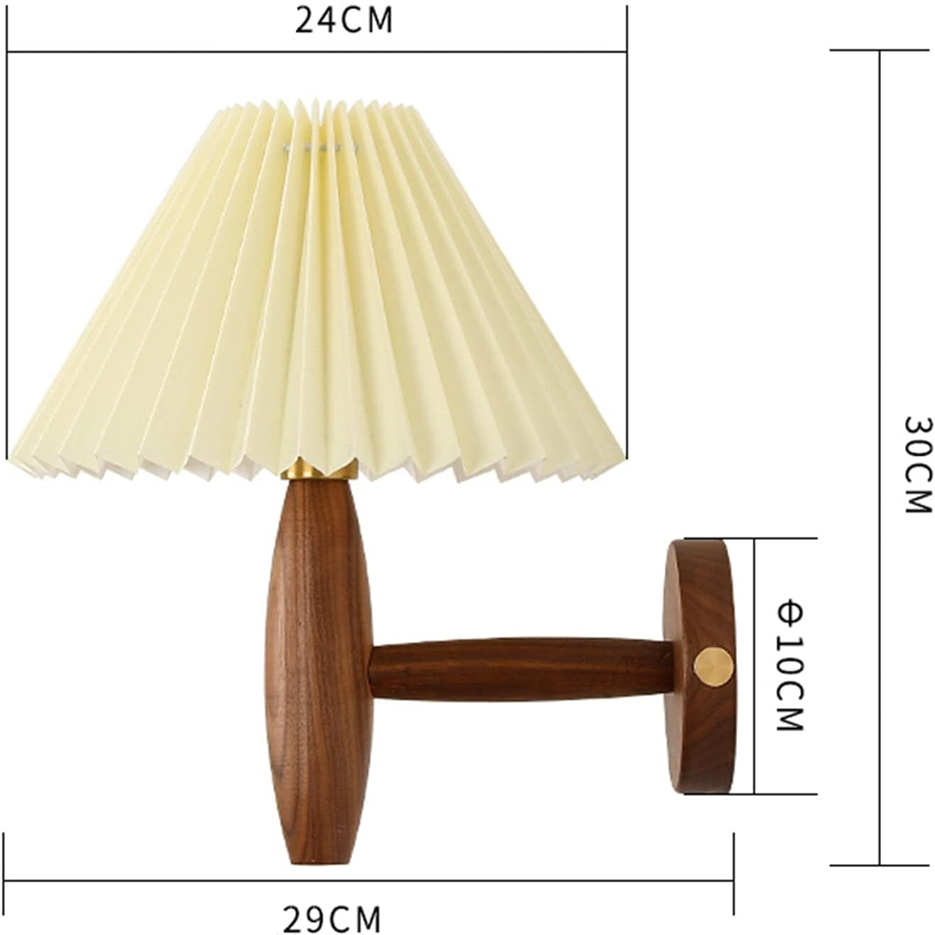 LumiOak - Elegante Wandleuchte aus Holz