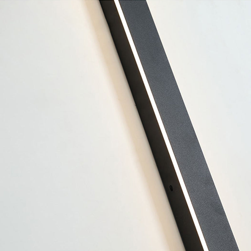 VantaGlow LED-Wandleuchte - Modernes schwarzes Metall