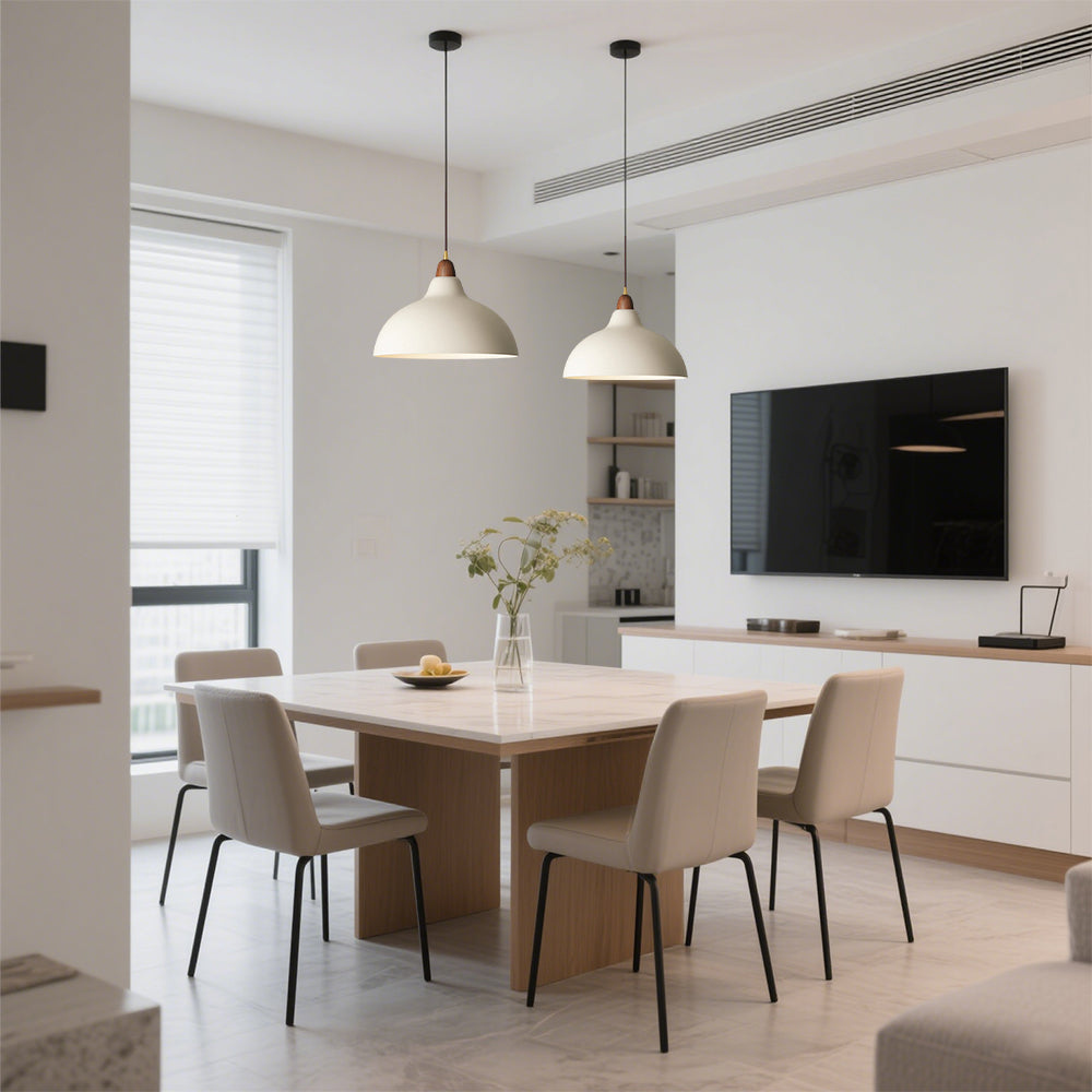 LumoSwing Hängelampe modern – dimmbar, schwarz, für Esszimmer