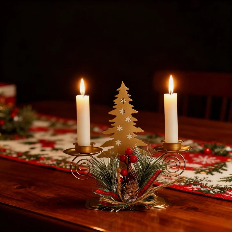 LumiCandle – Moderner Kerzenhalter, Metall, Für Esszimmer & Schreibtisch
