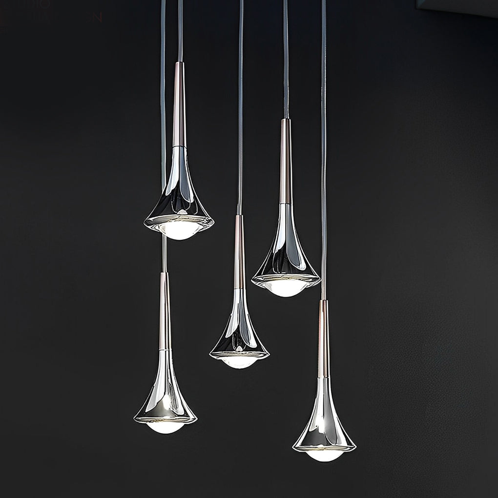 Waterdrop LED-Hängeleuchte – Retro Nordic Stil