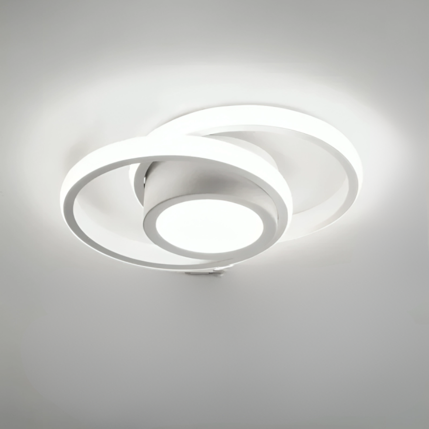 LumoCircles - Kreative LED-Deckenleuchte mit dualen Ringen