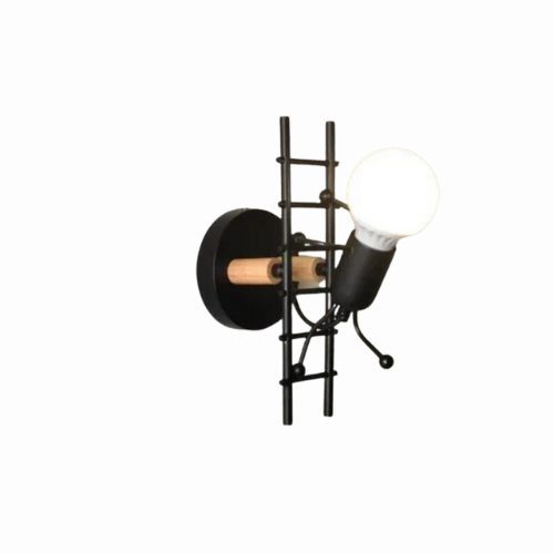 RoboLite Nordic LED-Wandleuchte - Verspieltes Roboterdesign für Kinderzimmer und moderne Innenräume