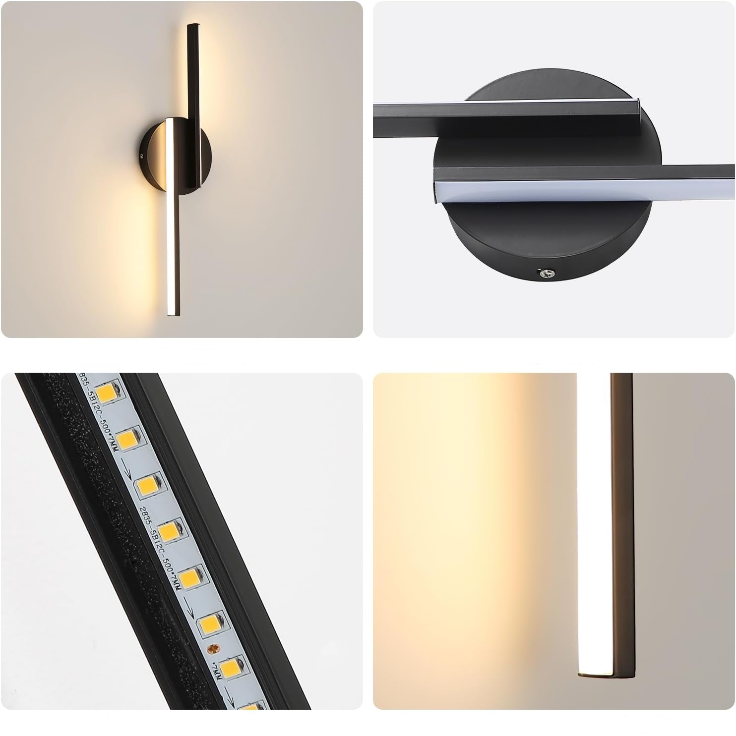 RadiantStrata - Elegante LED-Wandlampe für Stilvolle Beleuchtung