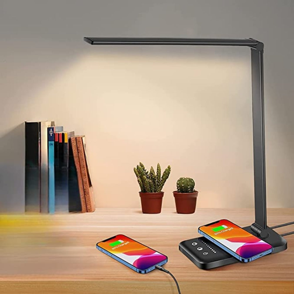 LED-Tischleuchte mit dimmbarer Touch-Steuerung - augenfreundlich & USB aufladbar