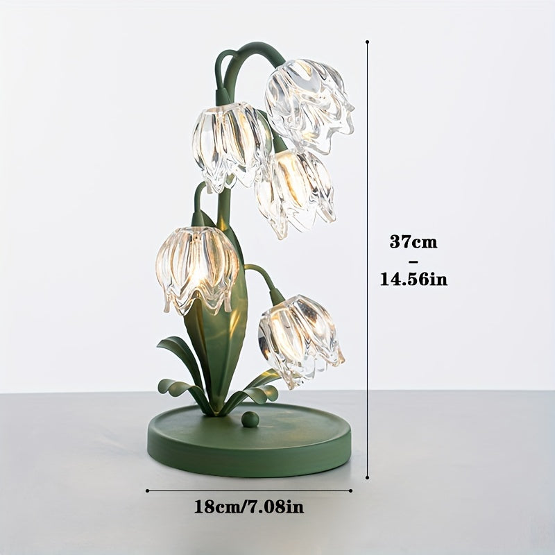 BloomLight - Art Deco LED-Tischlampe