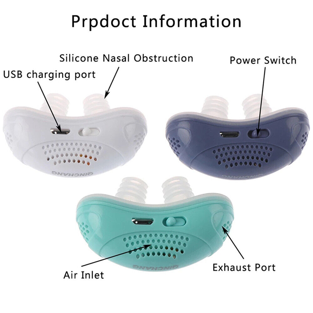 Micro-CPAP Schlafapnoe-Gerät für Reisen & Anti-Schnarchen - CPAP-Alternative