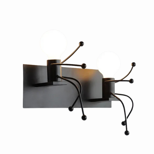 RoboLite Nordic LED-Wandleuchte - Verspieltes Roboterdesign für Kinderzimmer und moderne Innenräume