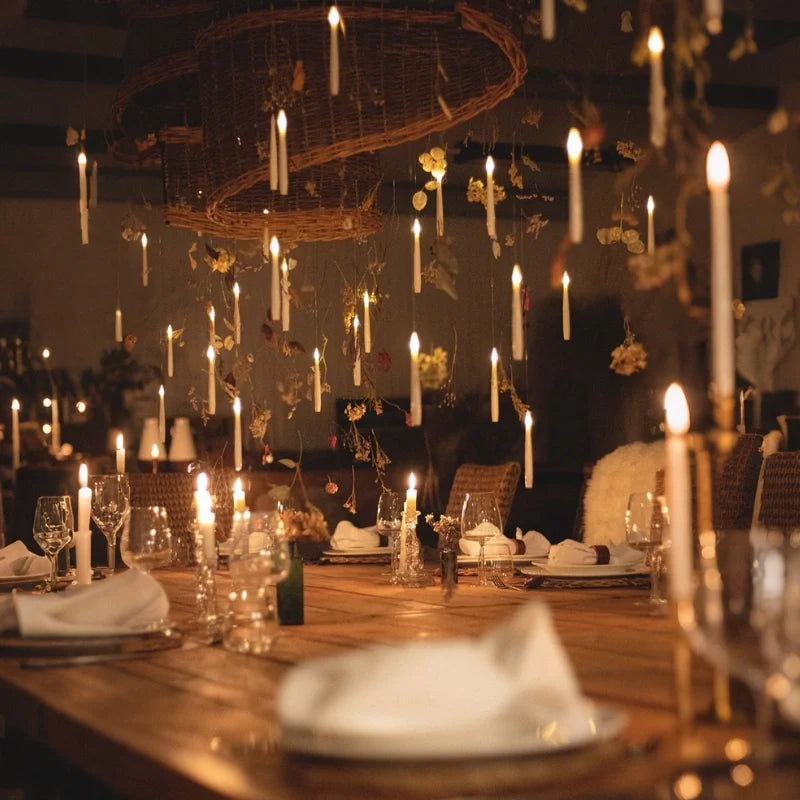 MystiGlow Schwimmkerzen – LED, kabellos, Warmweiß, Hochzeit & Outdoor