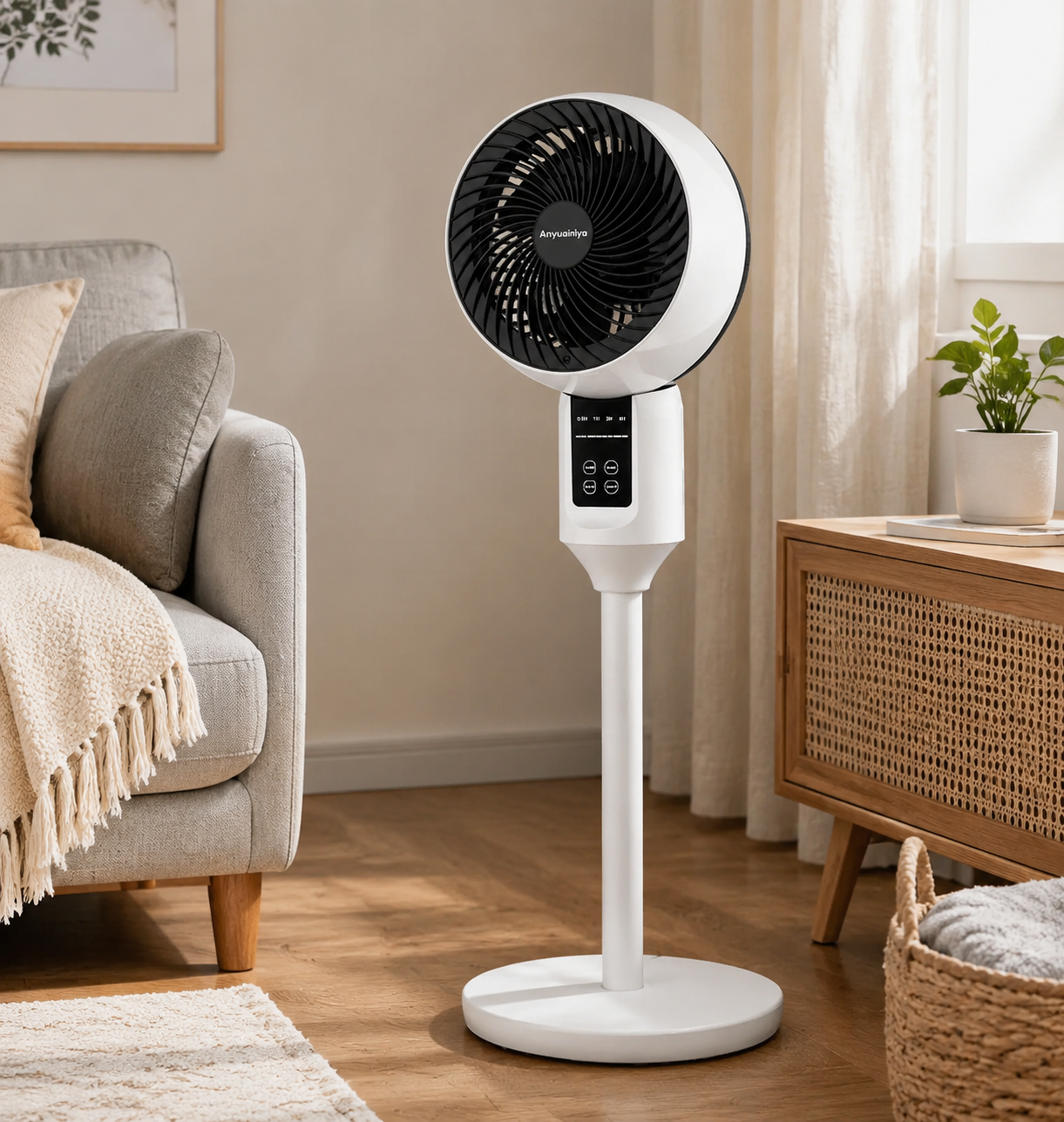 Standventilator mit 3D-Oszillation | Höhenverstellbar