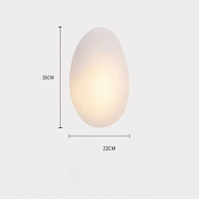 Glanzlicht - Minimalistische LED-Wandleuchte aus Glas