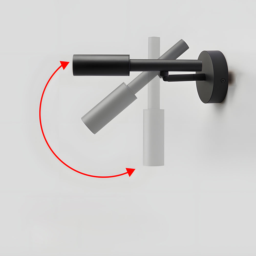 ModuLight LED-Wandleuchte – Dimmbar & Schwenkbar in Schwarz für Schlafzimmer