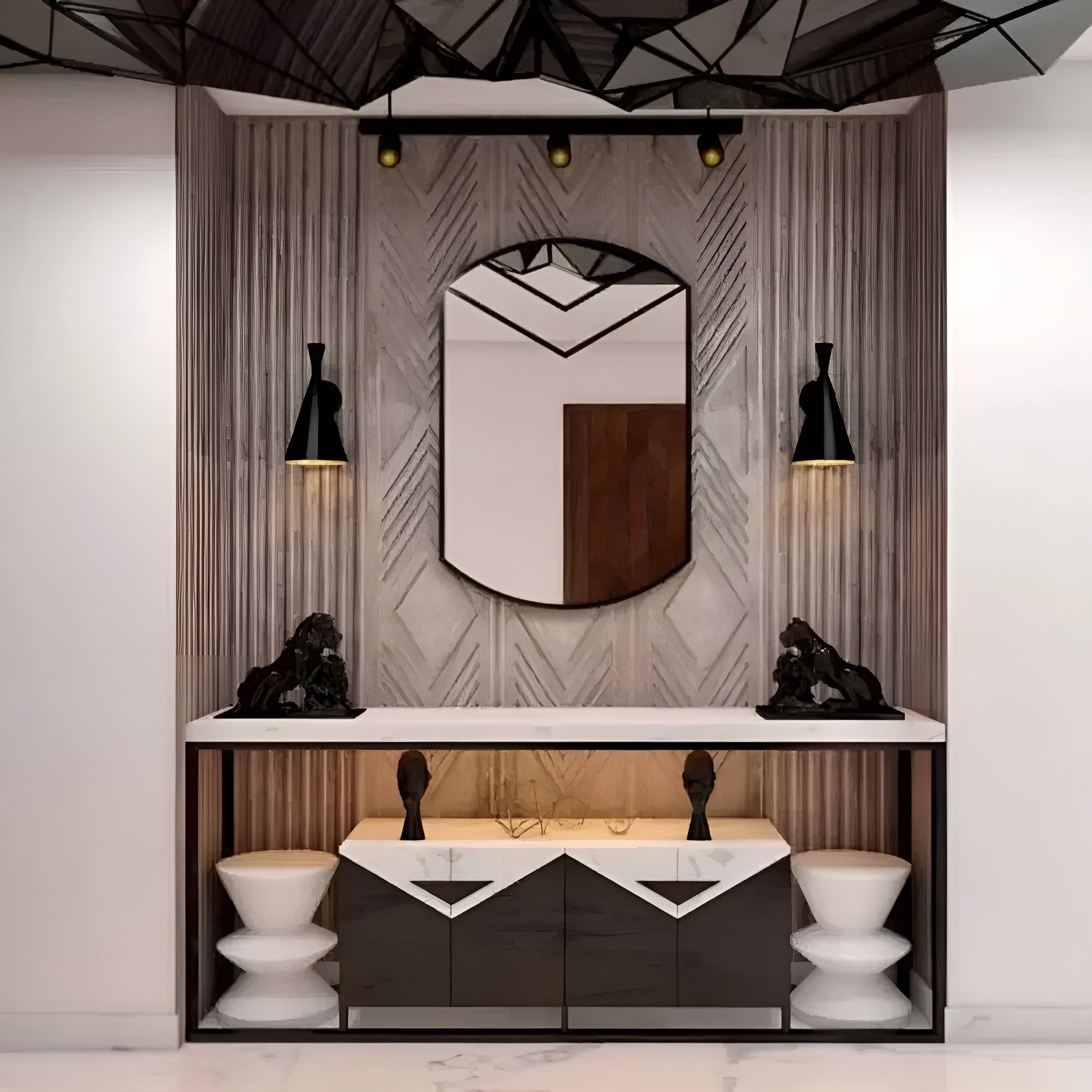 SculptLight - Moderne geometrische Wandleuchte