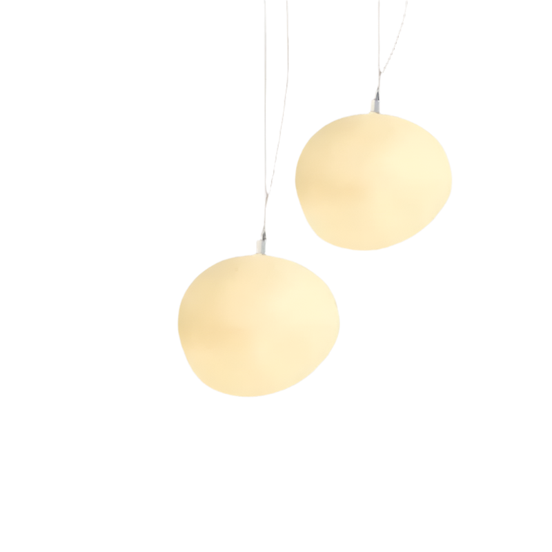 Skandiloft Pendelleuchte Nordisch Weiß, Modern & Dimmbar für Esszimmer