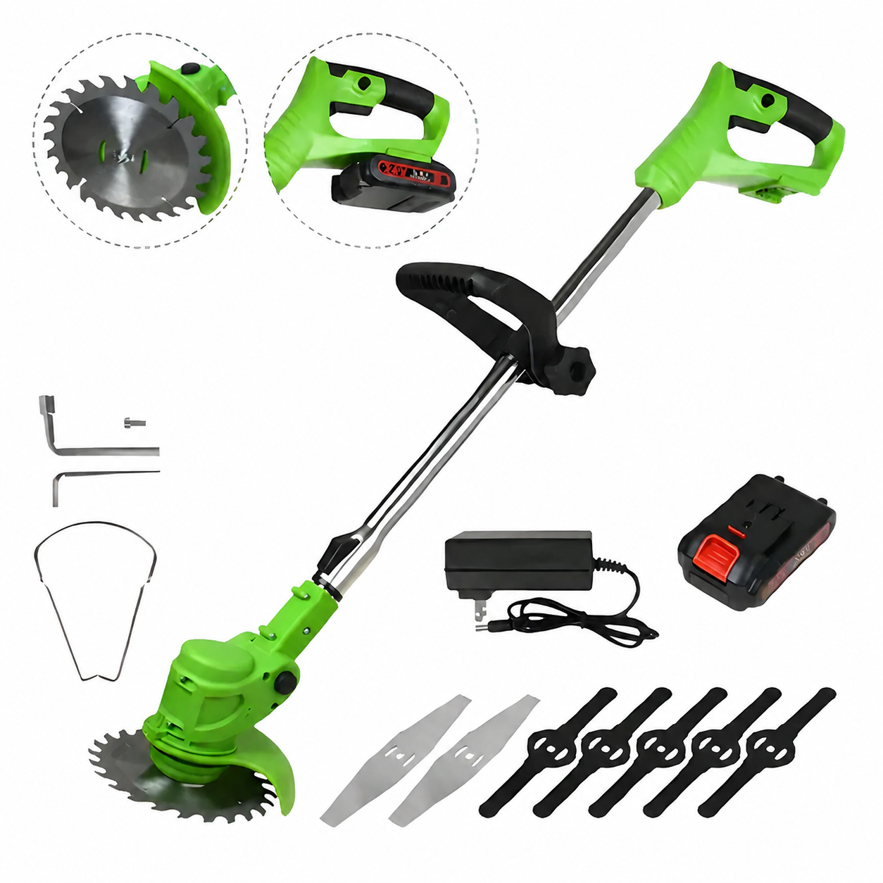 Akku Rasentrimmer 3-in-1 21V 850W – 15cm Schnittbreite – 2,1kg – Lithium Akku