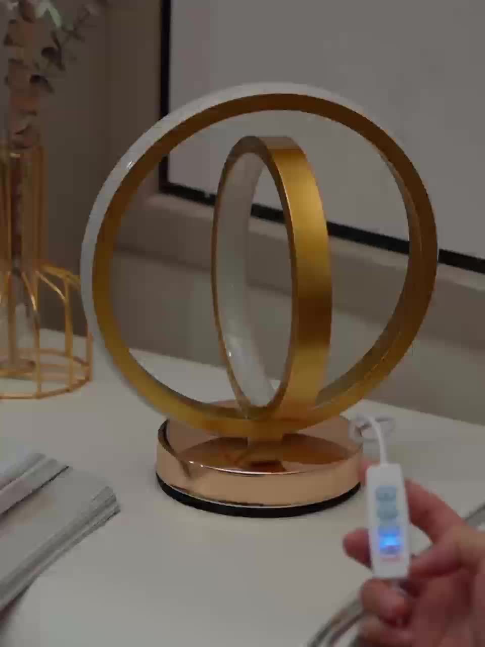 LumiRise - Moderne dimmbare USB-LED-Tischlampe