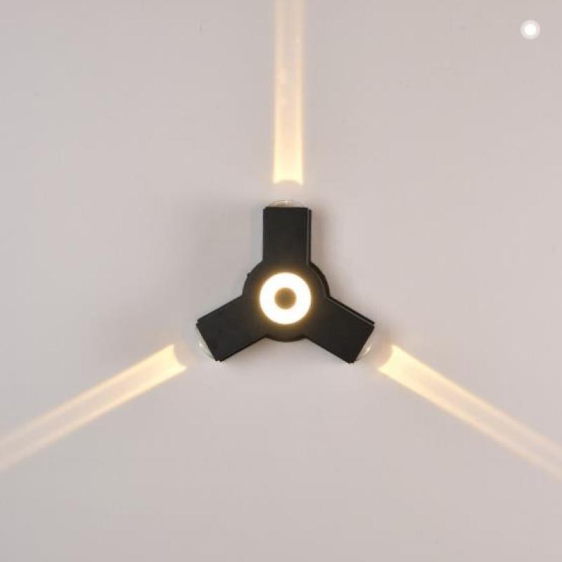 LumiKreuz Außenwandleuchte LED Warmweiß Modern für Garten