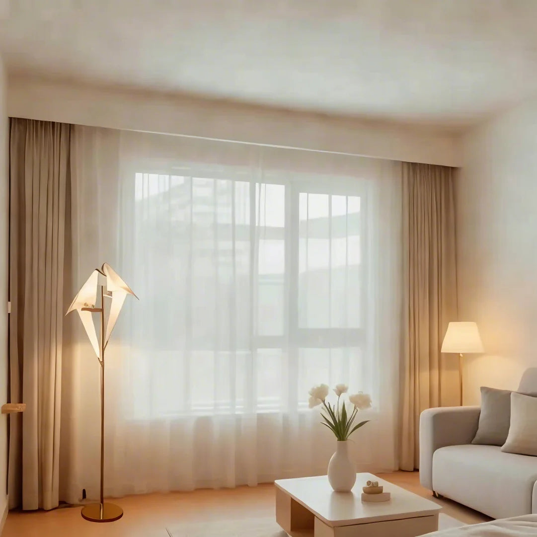 Origami Tischlampe Vogelform – LED – Warmes Licht – Schreibtisch