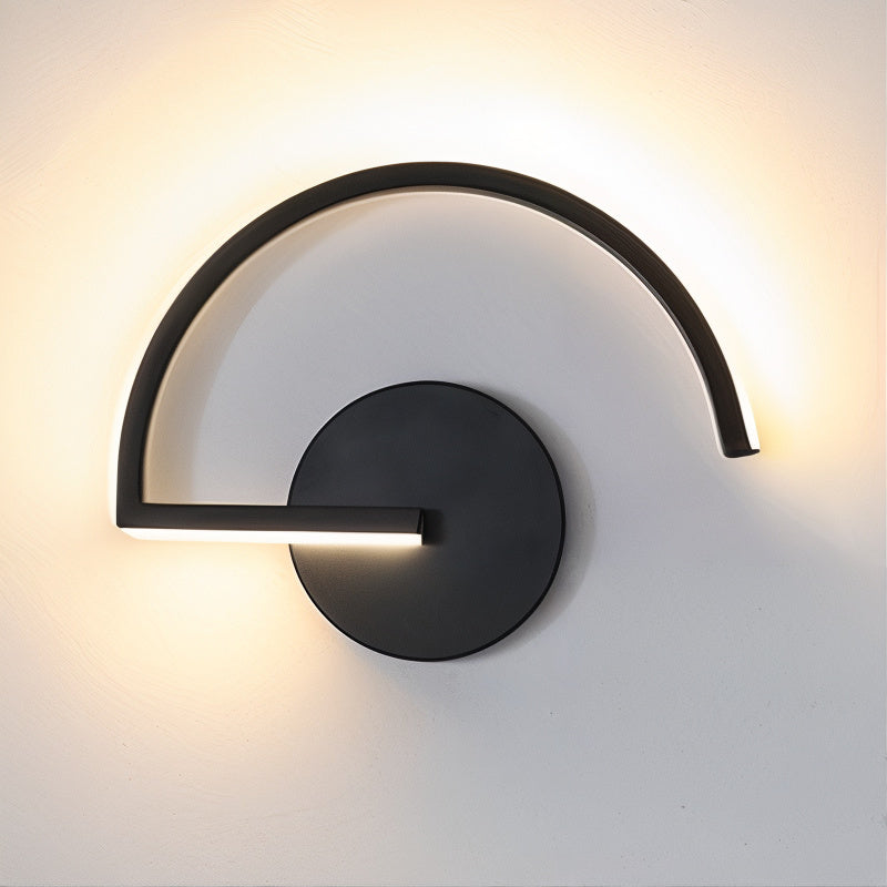 LichtCurve - Minimalistische LED-Wandleuchte