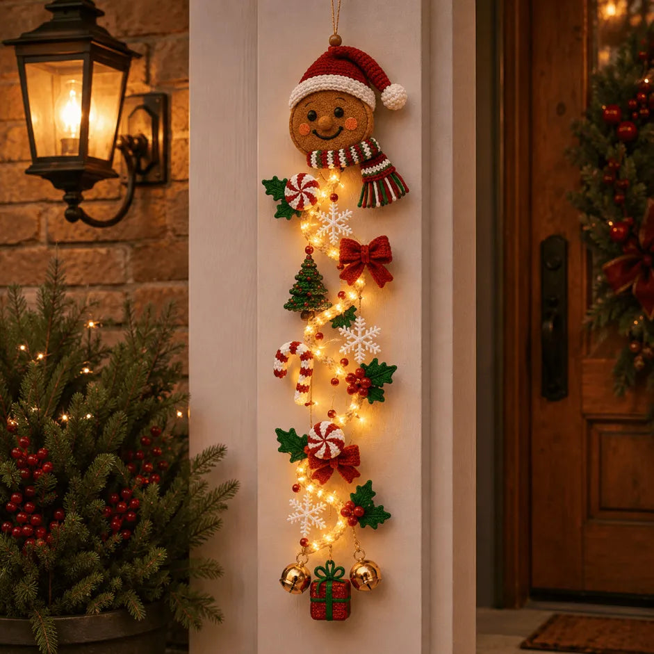 Leuchtende Weihnachts Türdekoration – 6 Festliche Motive
