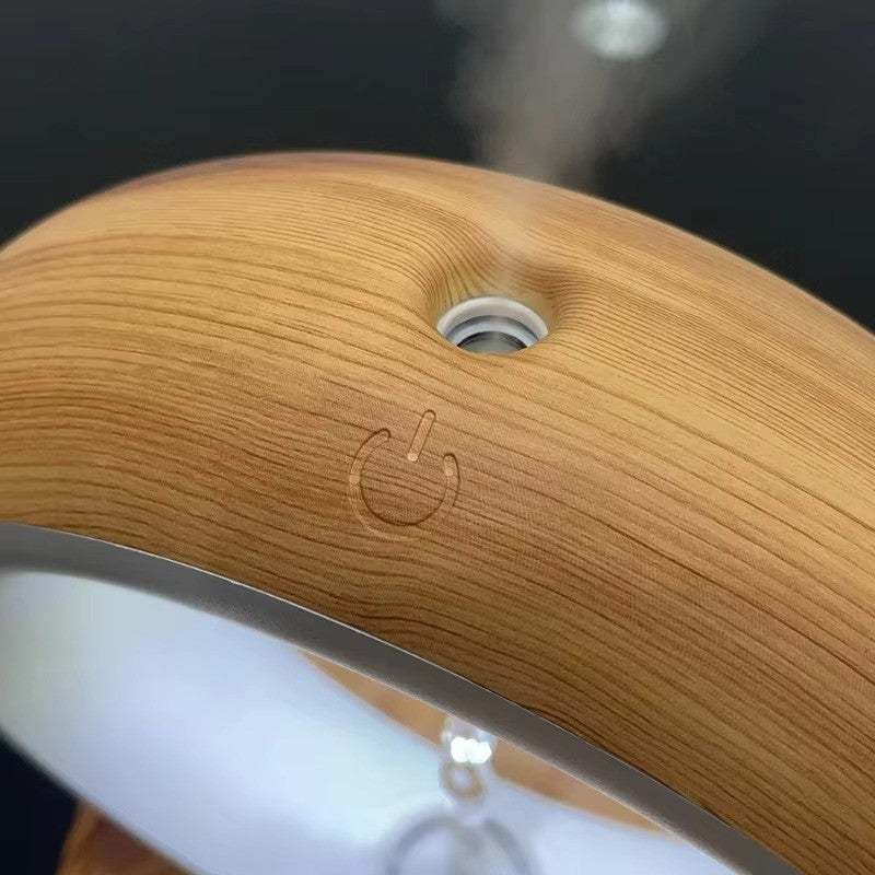 AeroGlow Schwebe-Lampe mit Nebeleffekt Weiß für Terrasse