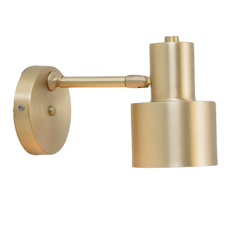 AuraGold – Minimalistische Goldene Wandleuchte