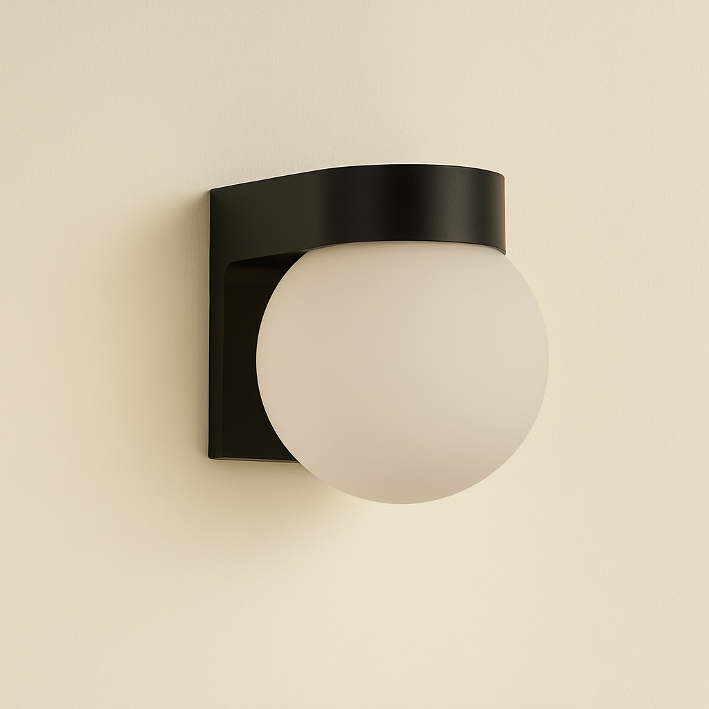 Außenbeleuchtung | Elegantes Kugeldesign, Wetterfest für Wandmontage 1