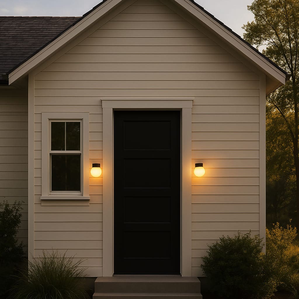 Außenbeleuchtung | Elegantes Kugeldesign, Wetterfest für Wandmontage 5