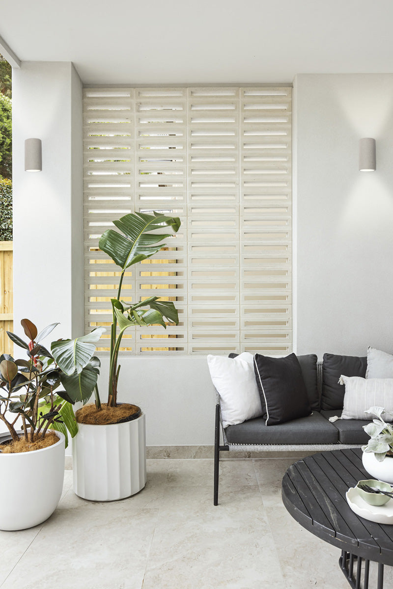 Außenwandleuchte | Betonkonstruktion, Up/Down Licht, IP65, LED 2