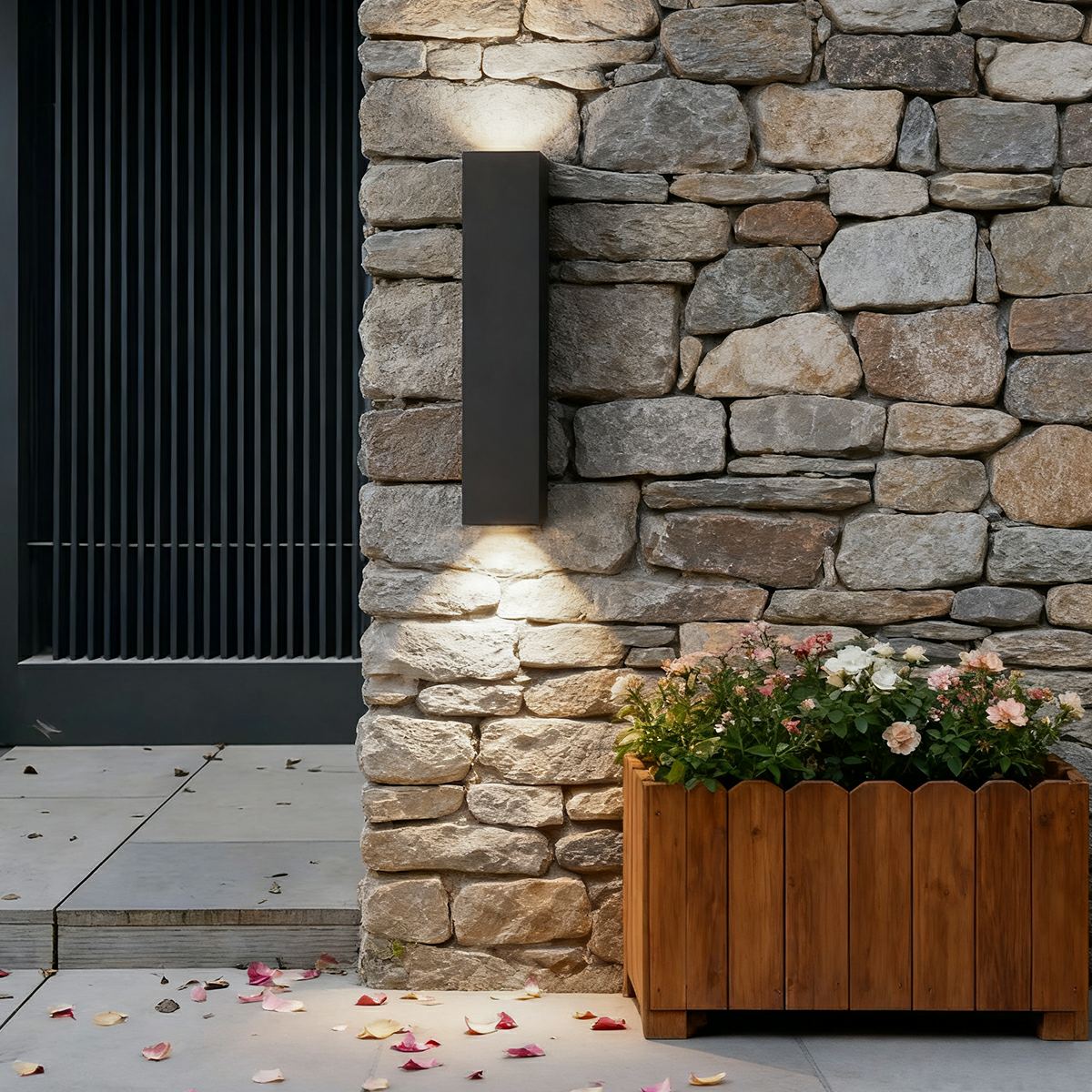 Außenwandleuchte | Minimalistisches Design, Edelstahl, Wasserdicht 3