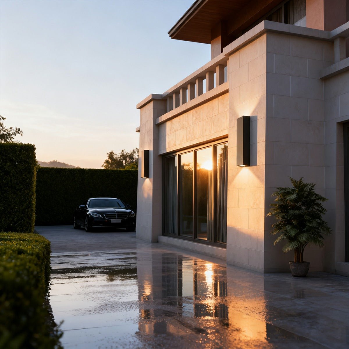 Außenwandleuchte | Minimalistisches Design, Edelstahl, Wasserdicht 4