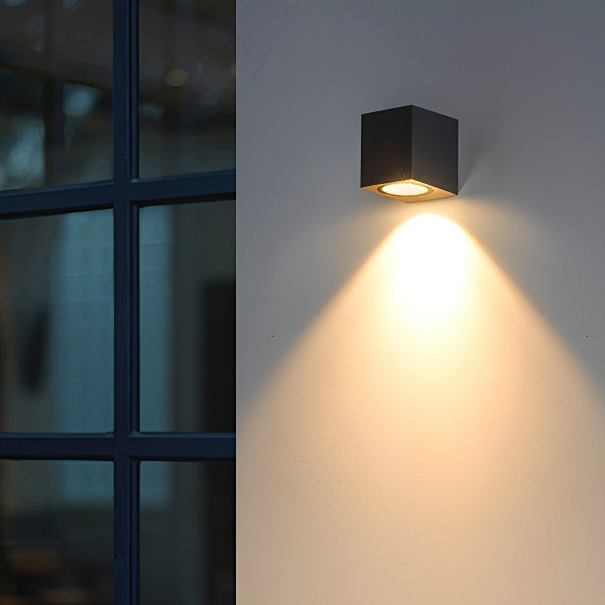 Außenwandleuchte | Quadratisches Design, Wasserdicht, LED-Beleuchtung 0