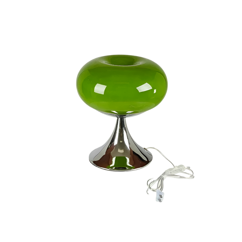 LumiApfel – Dekorative LED-Tischlampe Apfelform Weiß für Wohnzimmer