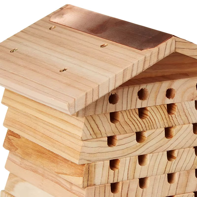 Bienenhotel | Zedernholz, Kupferdach 5