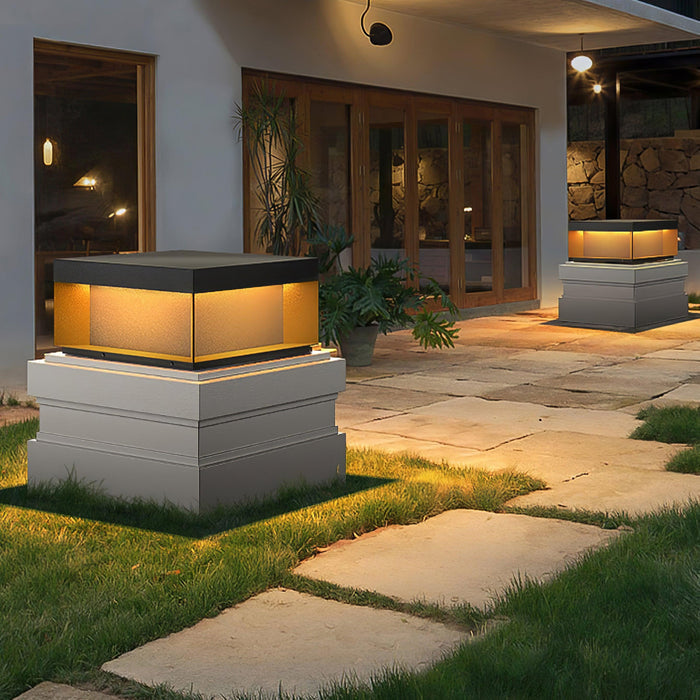 SolarGlow Gartenleuchte Modern LED Solar IP65 Schwarz für Terrasse