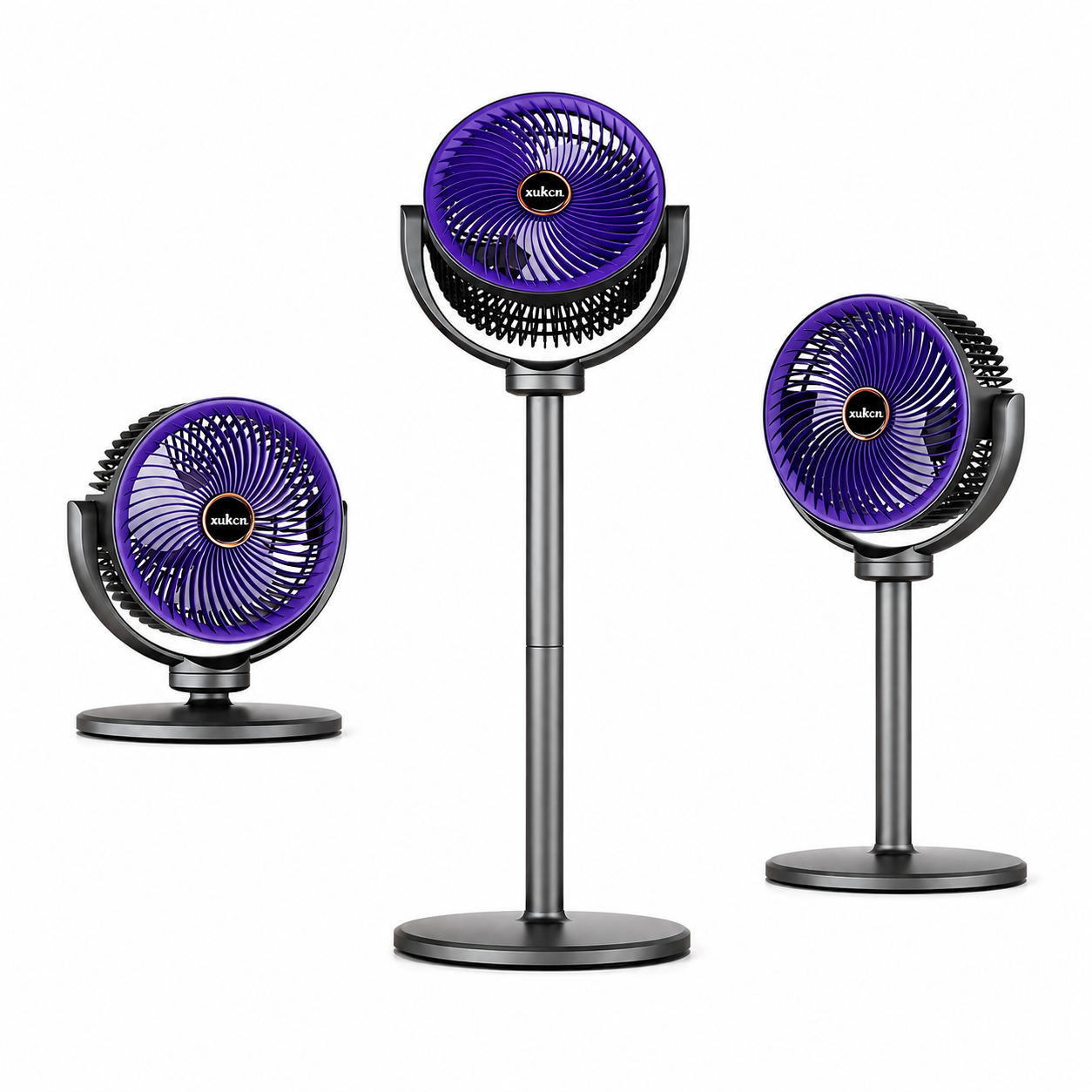 Bodenventilator | Faltbar, 360° drehbar, USB-aufladbar 1