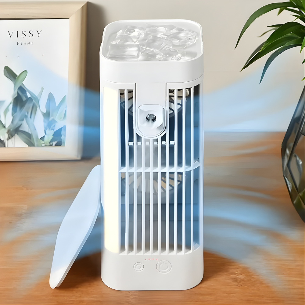 Mini-Ventilator | Tragbare Klimaanlage, Sprühnebel-Funktion