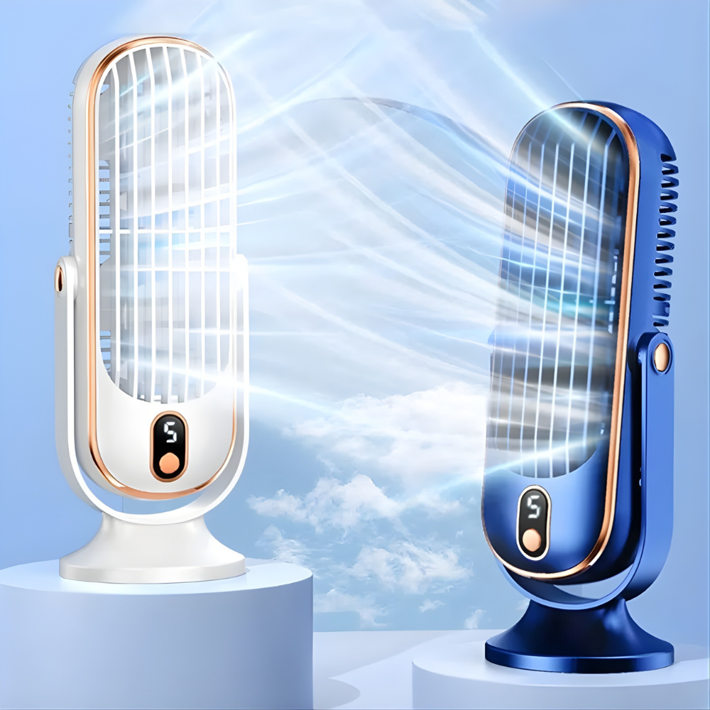 Mini Luftkühler USB | Tragbarer Tischventilator für Desktop