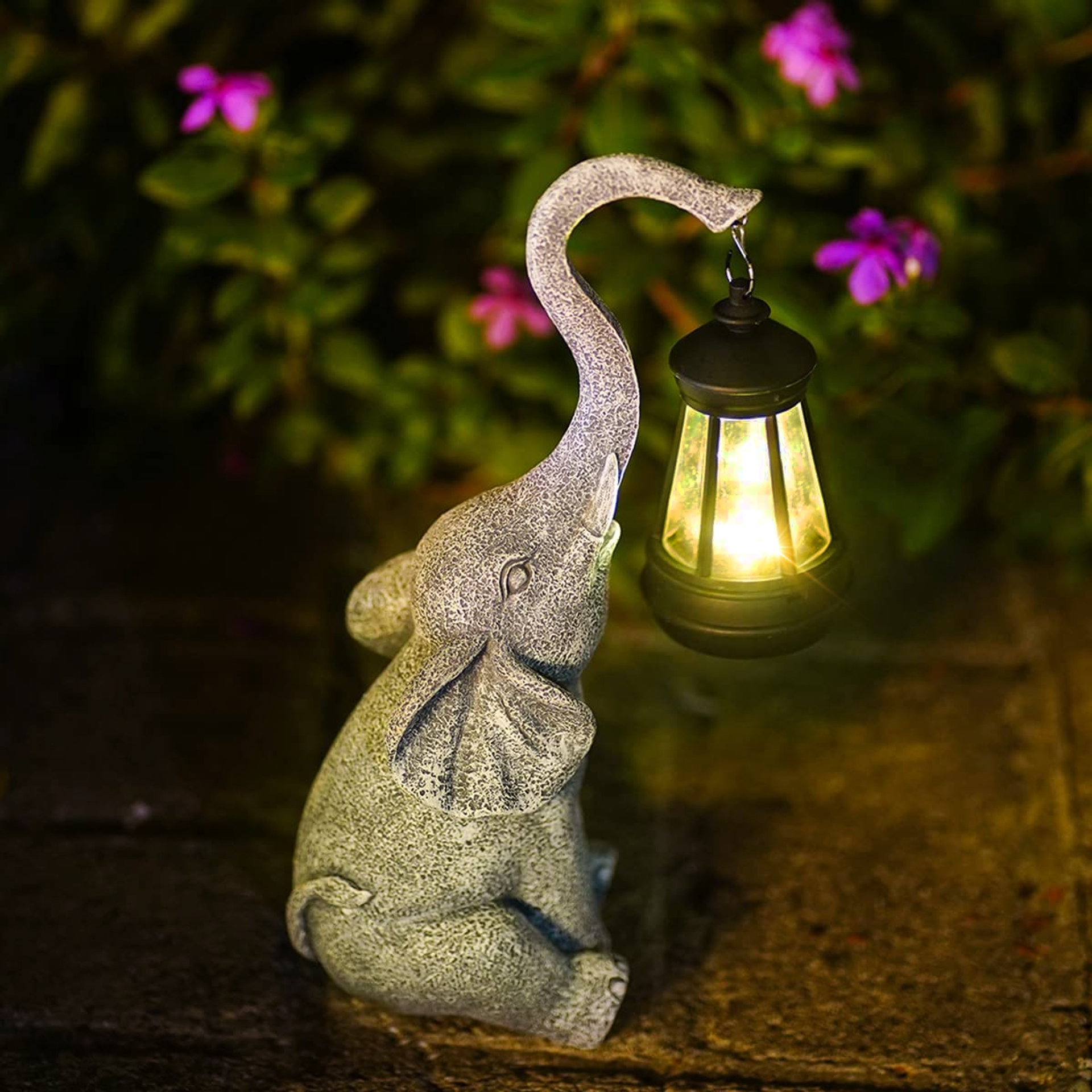 EleLum Kinderlampe Nachtlicht Elefant Design LED Warmweiß