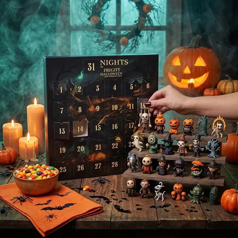 Halloween Kalender 2026 – 31 Überraschungen in Geheimtüten