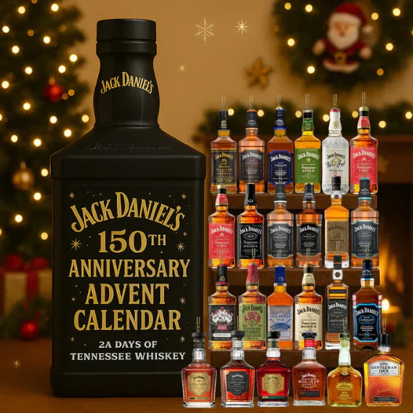Whisky Adventskalender Klassisch 2026 - 24 Elegante Mini-Flaschen