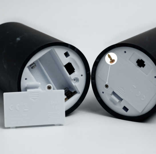 MarbellaGlow LED Kerzenlichter Set 3 – Marmoroptik Warmweiß Terrasse